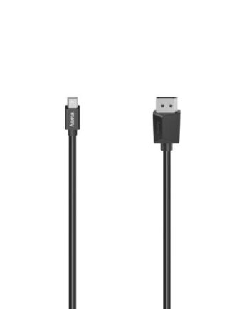 Hama 00200710 Displayport Kabel       Mini Displayport Sort