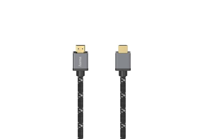 Hama 00205240 Hdmi-kabel Hdmi Type Standard Sort Grå