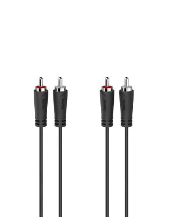 Hama 00205093 Lydkabel         Rca Sort