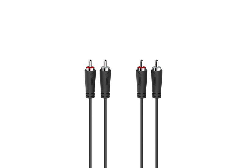Hama 00205257 Lydkabel Rca Sort
