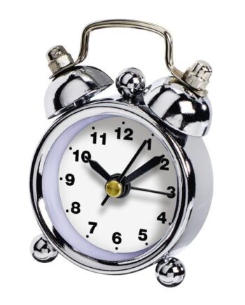 Hama Nostalgia Quartz Alarmur Sølv  Hvid
