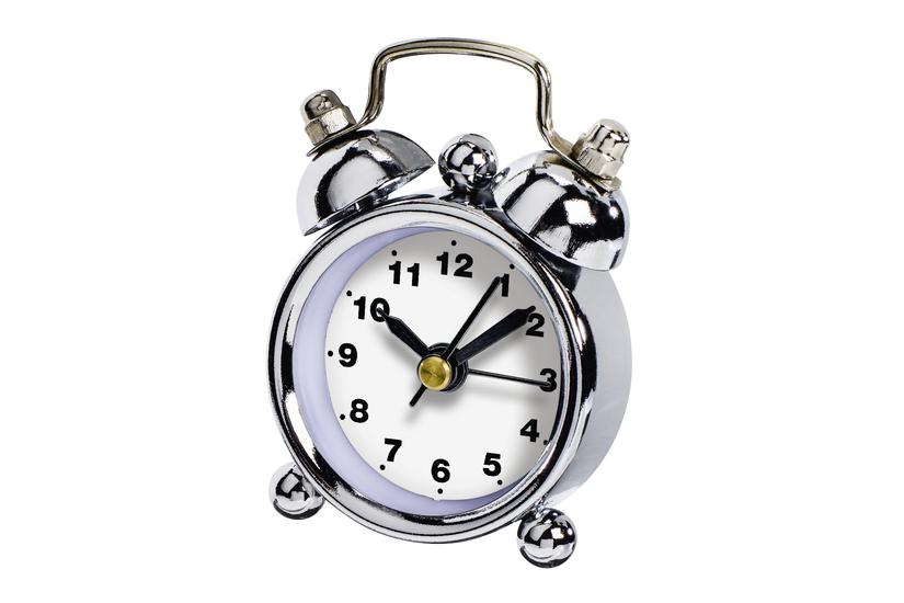 Hama Nostalgia Quartz Alarmur Sølv Hvid