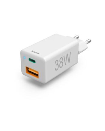 Hama 00201640 Oplader Til Mobil Enhed Smartphone  Tablet Hvid Vekselstrøm Hurtig Opladning Indendørs