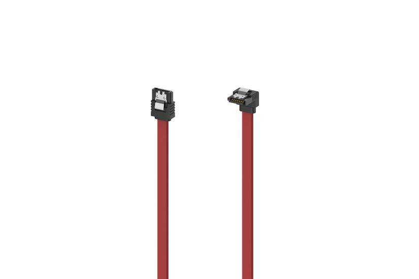 Hama 00200740 Sata-kabel Rød