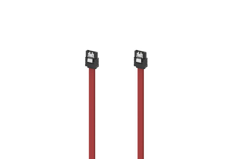 Hama 00200739 Sata-kabel 45 Rød