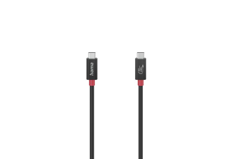 Hama 00200779 Usb-kabel Usb4 Gen 3x2 Usb Sort