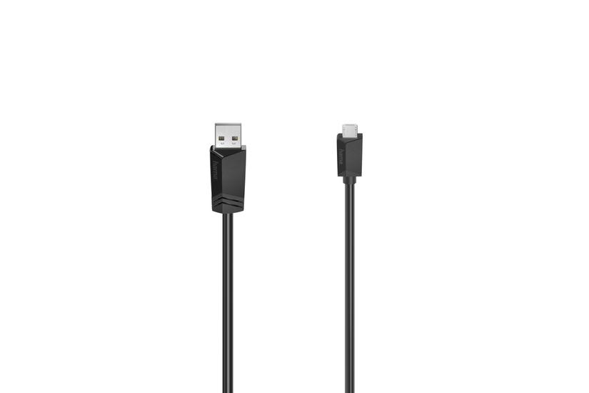 Hama 00200608 Usb-kabel Usb Micro-usb Usb Sort