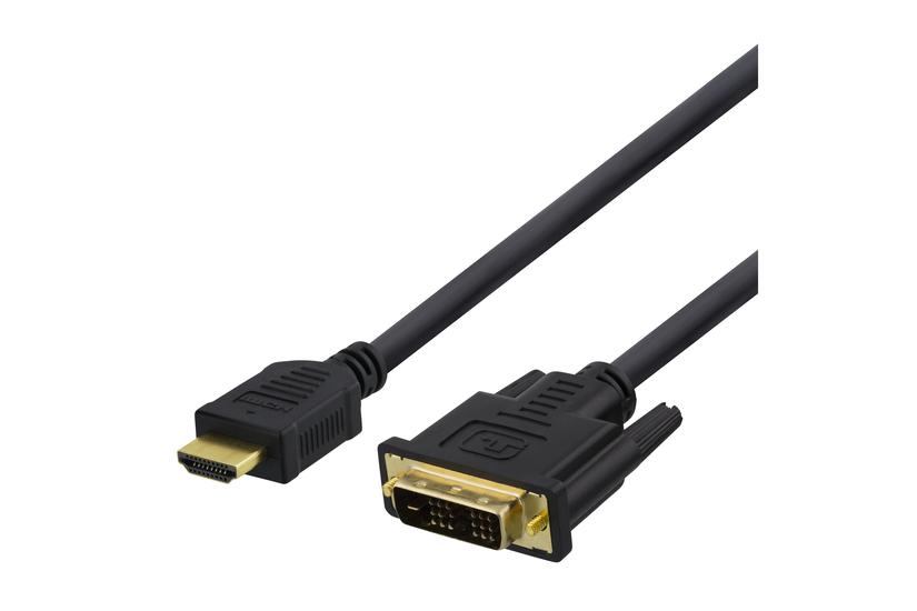 Hdmi To Dvi Cable 1080p Dvi- Single Link 3m Black