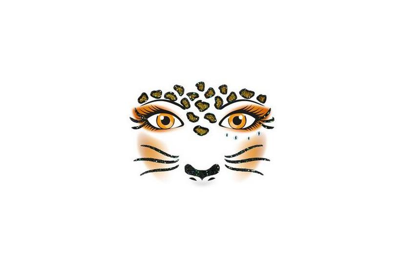 Herma Face Art Sticker Leopard