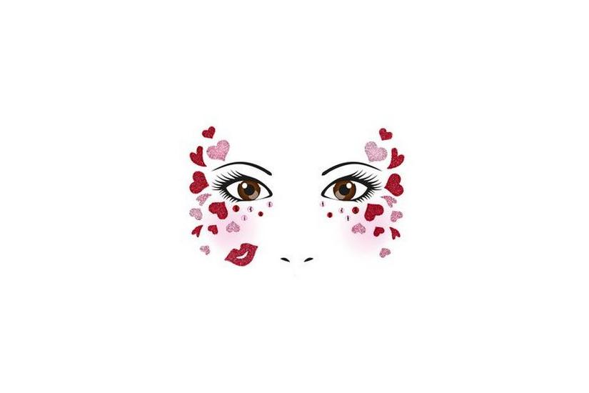 Herma Face Art Sticker Love