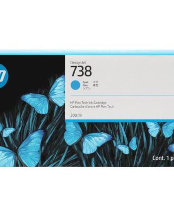 Hp 738 Cyan Original Designjet Blækpatron