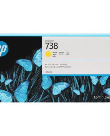 Hp 738 Gul Original Designjet Blækpatron
