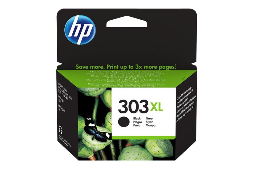 Hp 303 Højtydende Sort Original Blækpatron