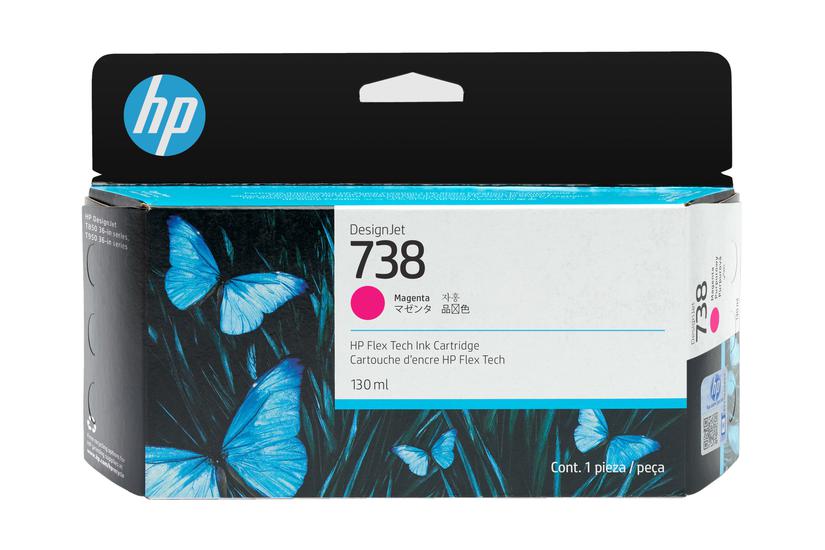 Hp 738 Magenta Original Designjet Blækpatron