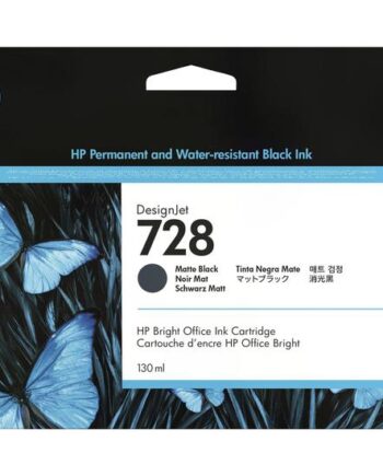 Hp 728 Mat Sort Original Designjet Blækpatron