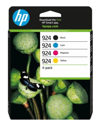 Hp 924   Pakker Cyan  Magenta  Gul  Sort Original Blækpatron