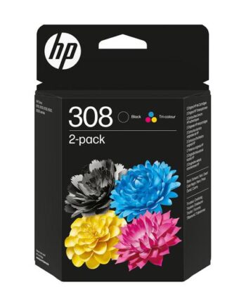 Hp 308   Pakker Sort  Cyan  Magenta  Gul Original Blækpatron