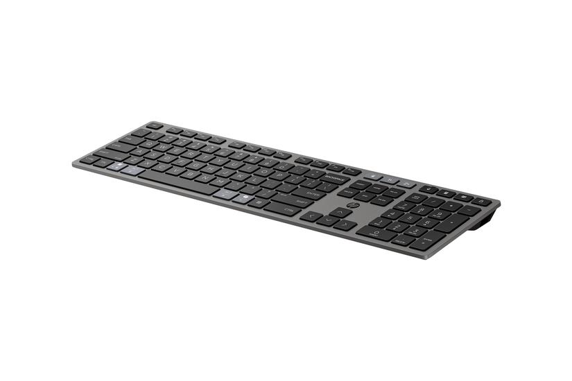 Hp 725 Sæt Med Mus Og Tastatur Multi-enhed Genopladelig Drevet Af Superkondensator Full Size Tysk Nattesort Smart Buy Indgangsudstyr