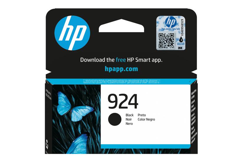 Hp 924 Sort Original Officejet Blækpatron