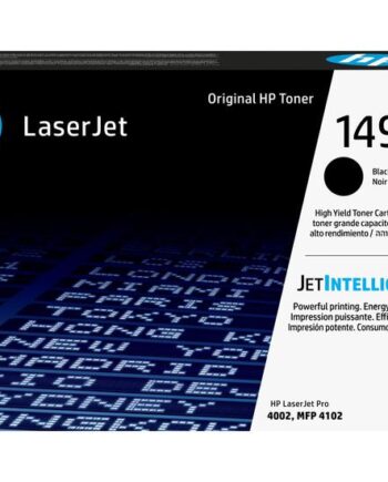 Hp 149x Høj Kapacitet Sort Original Laserjet Tonerpatron  W1490x