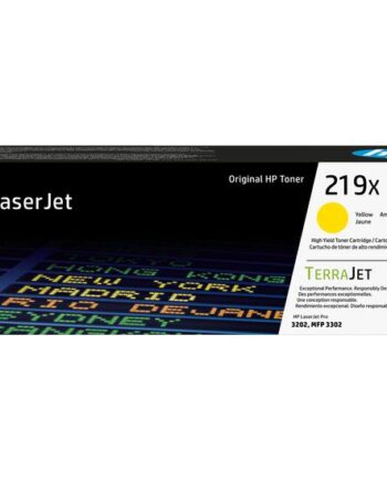 Hp 219x Højtydende Gul Original Laserjet Tonerpatron  W2192x