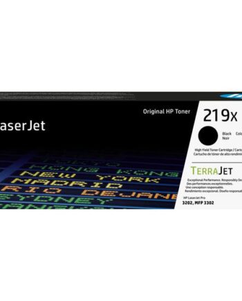 Hp 219x Højtydende Sort Original Laserjet Tonerpatron  W2190x