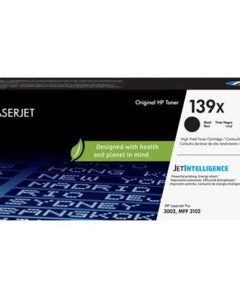 Hp 139x Højtydende Sort Original Laserjet Tonerpatron  W1390x