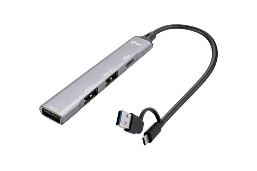 -tec Hub Usb- Usb- Metal Porte