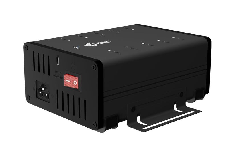 -tec Hub 15 Per Port Opladning Data Metal Usb- Usb- 10 Porte