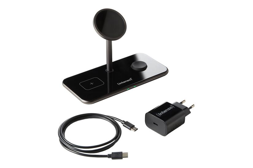 Intenso Mb13 Trådløs Opladningsstander - - Magnetisk Ac-strømadapter 15 Watt
