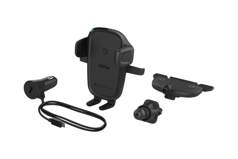 Iottie Easy One Touch Trådløs Opladerholder Til Bil Bilstrømsadapter 10 Watt
