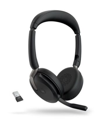 Jabra Evolve2 65 Flex Ms Stereo Headset Usb-  Med Trådløs Opladningsblok