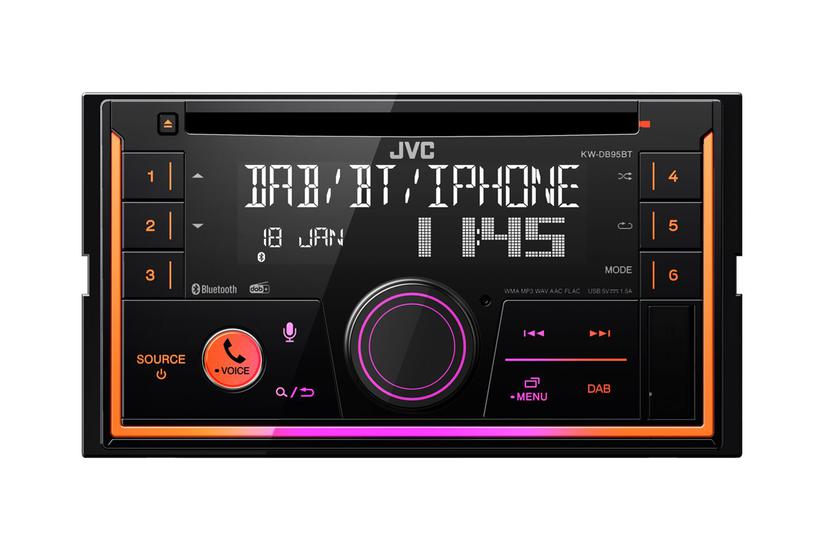 Jvc Kw-db95bt Bil Cd-modtager In-dash Enhed Double-din