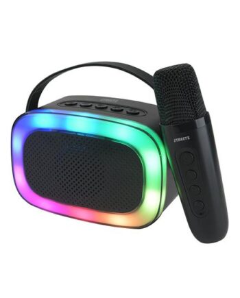 K100 Mini Karaoke Speaker With Microphone 5w  Black