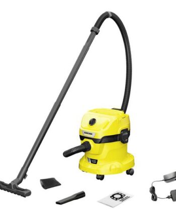 Kärcher Wd  -18 Battery Set Støvsuger Beholder   Batteri  Inkluderet Oplader Gul
