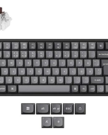 Keychron K2 Max Tastatur Qmk   Mechanical 75  Qwerty Nordisk Sort Indgangsudstyr