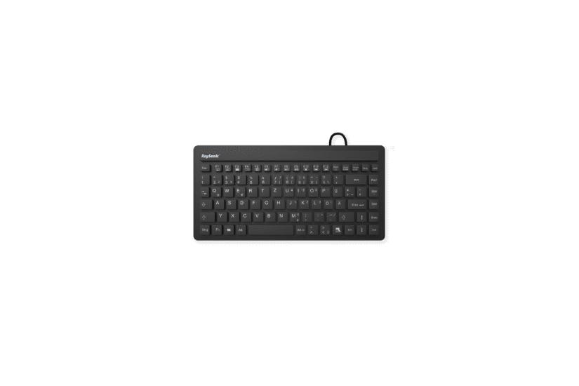 Keysonic Ksk-3230in Tastatur Universel Usb Qwertz Tysk Sort