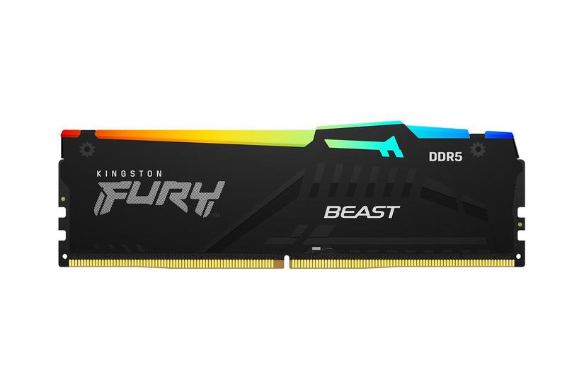 Kingston Fury Beast Rgb 16gb Ddr5 Ram 6000mt Dimm 288-pin On-die Ecc Cl36