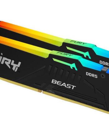 Kingston Fury Beast Rgb 32gb:2x16gb Ddr5 Ram 6400mhz Dimm 288-pin On-die Ecc Cl32