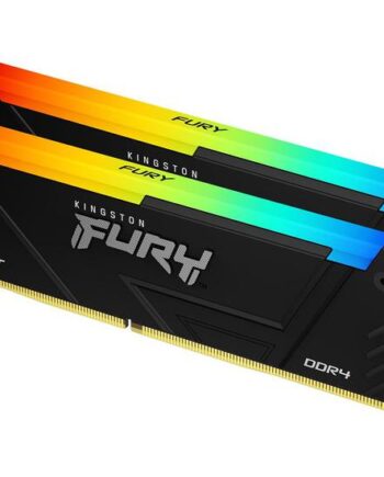 Kingston Fury Beast Rgb 32gb:2x16gb Ddr4 Ram 3600mt   Dimm 288-pin Ikke-ecc Cl18