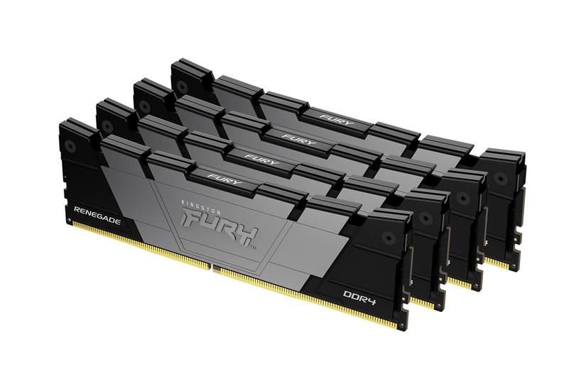 Kingston Fury Renegade 32gb:4x8gb Ddr4 Ram 3200mt Dimm 288-pin Ikke-ecc Cl16