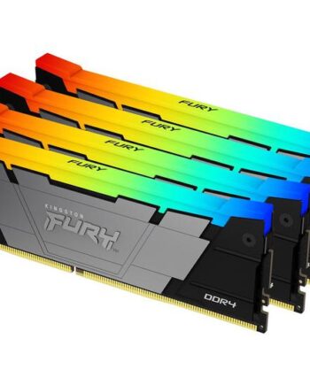 Kingston Fury Renegade Rgb 32gb:4x8gb Ddr4 Ram 3600mt   Dimm 288-pin Ikke-ecc Cl16