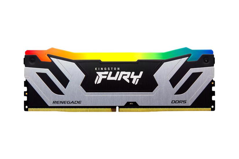 Kingston Technology Fury 48 Gb 8800 Mt Ddr5 Cl42 Dimm Sæt Med Renegade Rgb Sølv