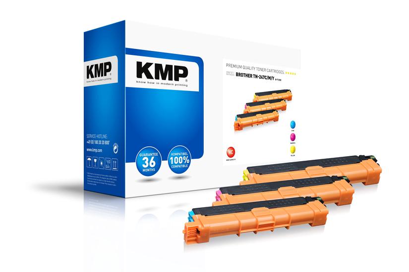 Kmp -t125x Tonerpatron Stk Kompatibel Blå Magenta Gul