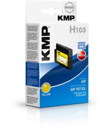 Kmp H103 Gul Kompatibel Blækpatron  Alternativ Til: Hp 951