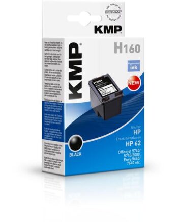 Kmp H160 Sort Kompatibel Blækpatron  Alternativ Til: Hp 62  Hp C2p04ae