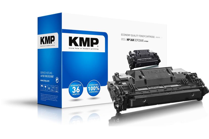 Kmp -t224x Højtydende Sort Kompatibel Tonerpatron Alternativ Til: Hp 26x
