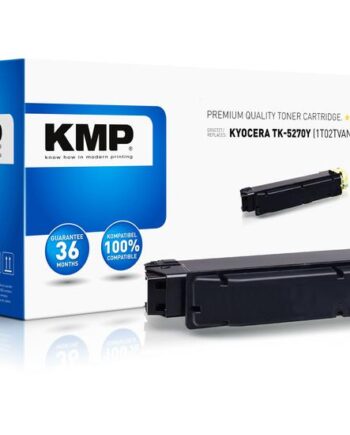 Kmp  -t88 Gul Kompatibel Tonerpatron  Alternativ Til: Kyocera Tk-5270y