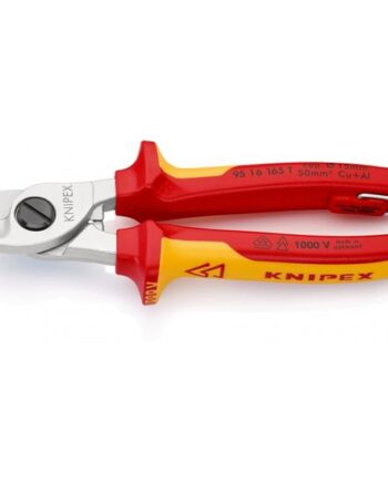 Knipex 95 16 165   Kabelschere Geeignet Für  Abisoliertechnik  Alu- Und Kupferkabel  Ein- Und Mehrdrähtig 15 Mm 50 Mm