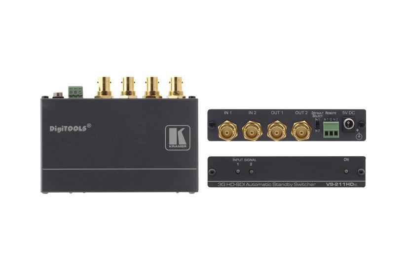 Kramer Digitools Vs-211hd 2x1: 3g Hd-sdi Automatic Standby Switcher Videoswitch